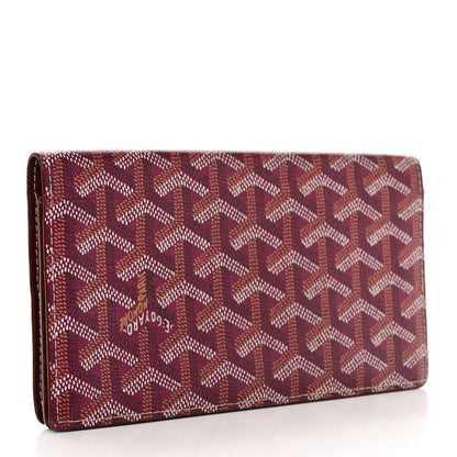Goyard Goyardine Richelieu Wallet Burgundy 3 of 9