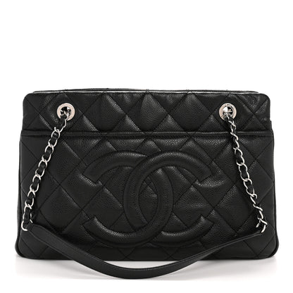 Chanel Caviar Quilted Timeless CC Soft Tote Black 1 of 11
