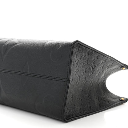 Louis Vuitton Empreinte Monogram Giant OnTheGo MM Black 9 of 10