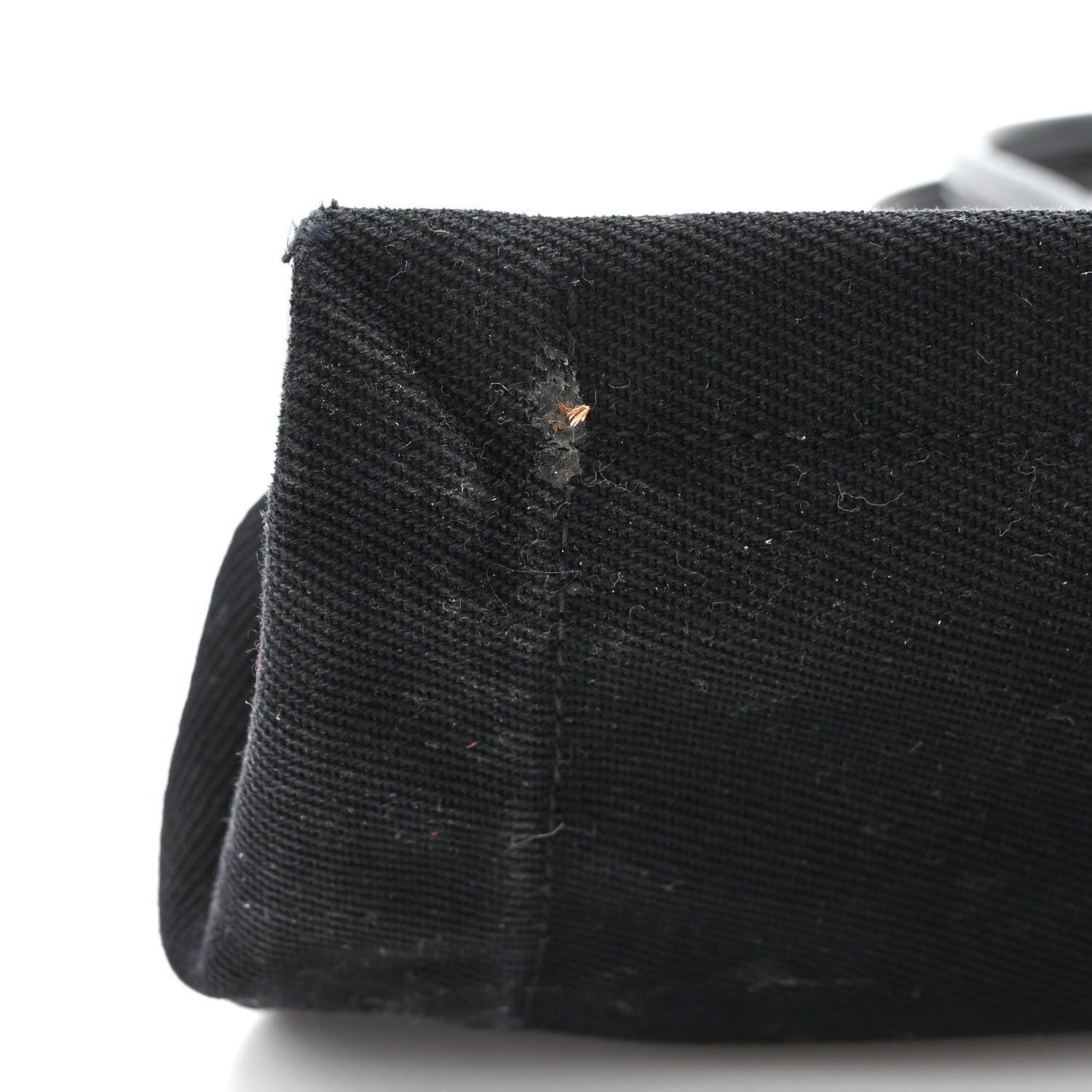 Saint Laurent Linen Calfskin Rive Gauche Tote Black 15 of 17