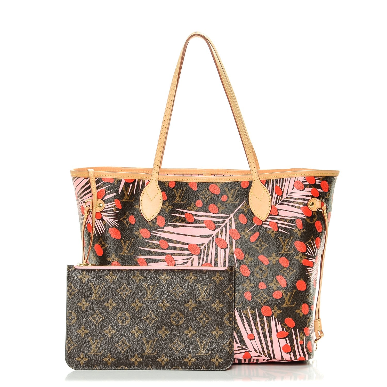 Louis Vuitton Monogram Jungle Dots Neo Neverfull MM Sugar Pink Poppy 1 of 6