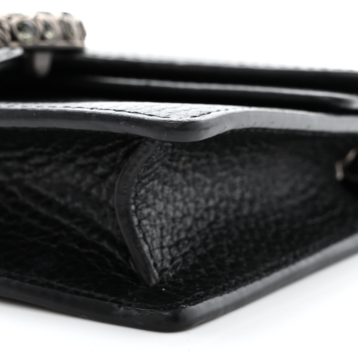 Gucci Calfskin Super Mini Dionysus Shoulder Bag Black 10 of 11