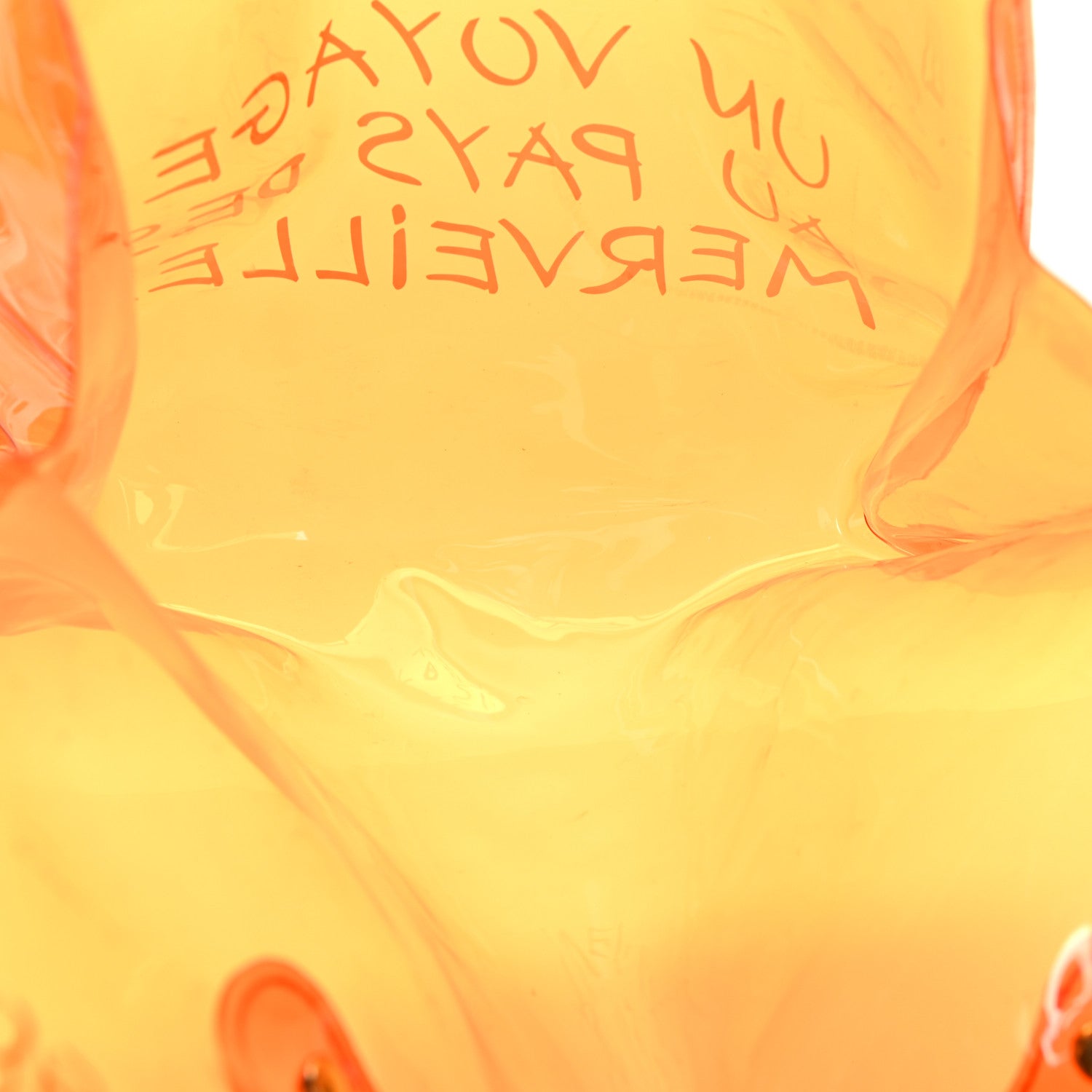 Hermes Vinyl Souvenir De L'Exposition Kelly Orange 5 of 9
