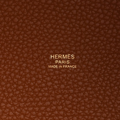 Hermes Taurillon Clemence Picotin Lock 22 MM Gold 6 of 11