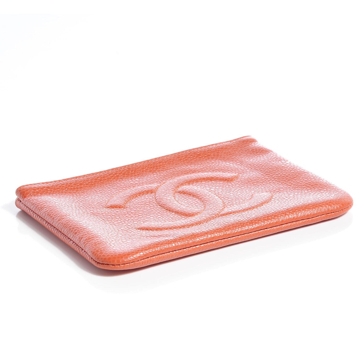 Chanel Caviar Key Holder Case Orange 4 of 8