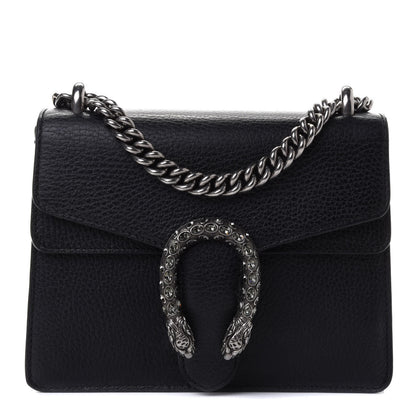 Gucci Calfskin Mini Dionysus Shoulder Bag Black 1 of 4