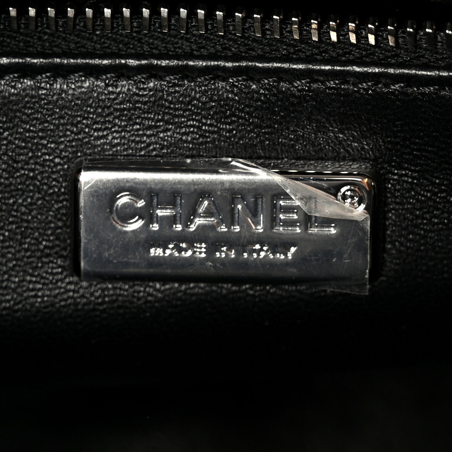 Chanel Satin Strass Mini Flap Silvery Black 6 of 12