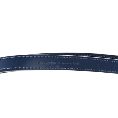 Louis Vuitton Calfskin 16mm Adjustable Shoulder Strap Indigo 4 of 5