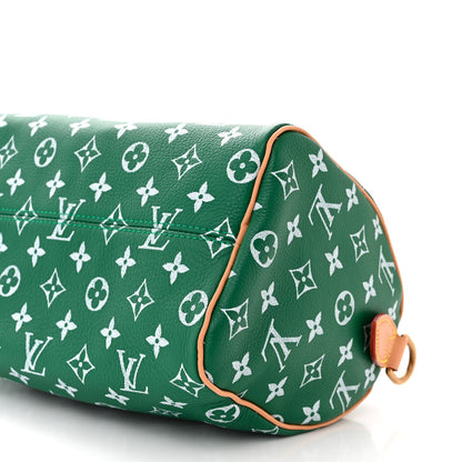 Louis Vuitton Calfskin Monogram Speedy P9 Bandouliere 25 Green 11 of 11