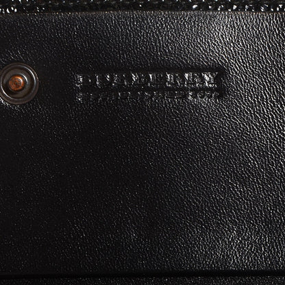 Burberry Crinkled Patent Continental Wallet Black 7 of 9