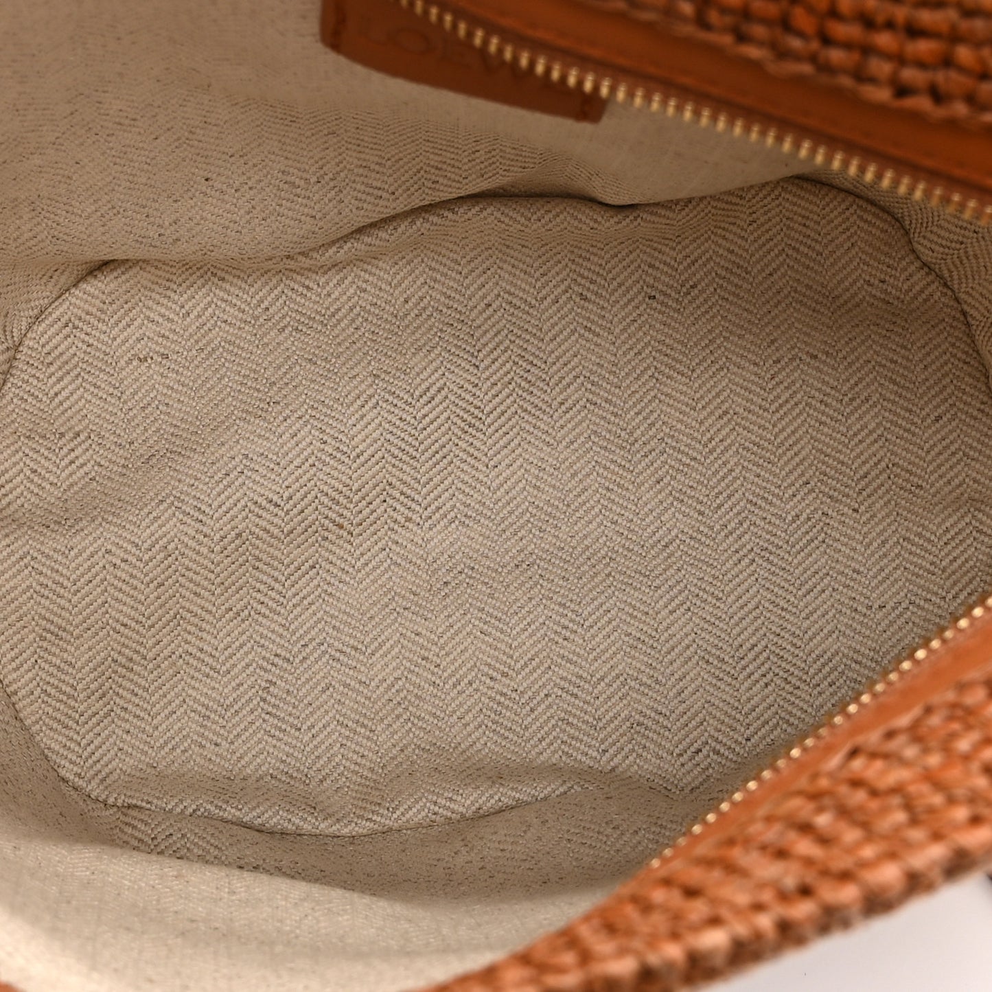 Calfskin Raffia Paulas Ibiza Pochette Bag Honey Gold