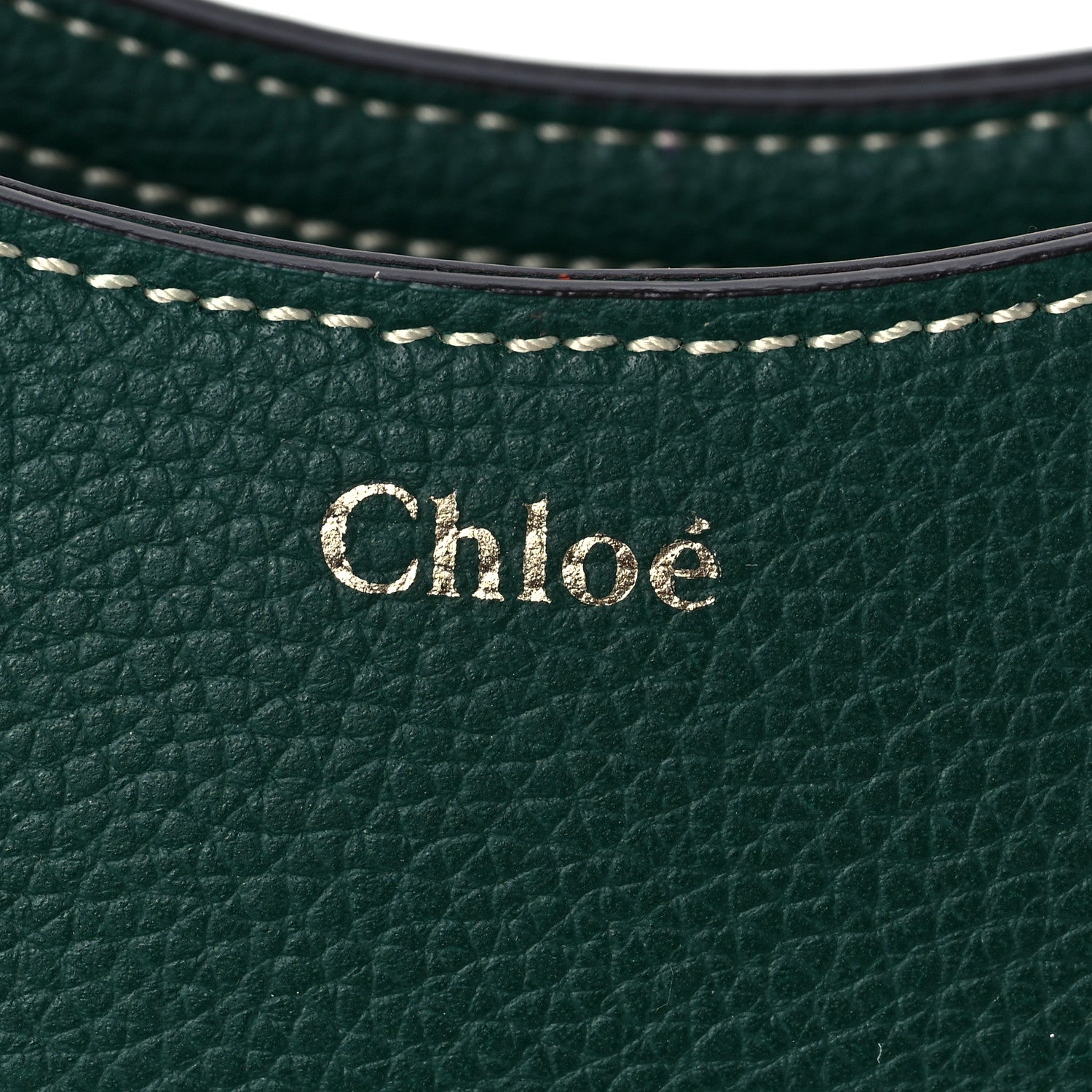 Chloe Small Grain Smooth Calfskin Small Darryl Hobo Rain Forest 6 of 7