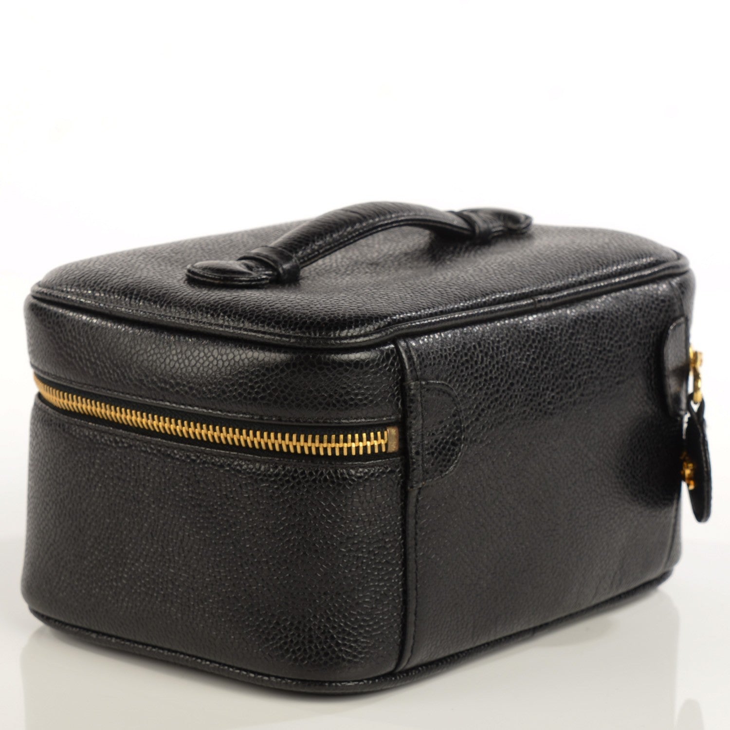 Chanel Caviar Vanity Cosmetic Case Black 3 of 8