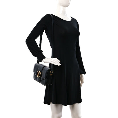Louis Vuitton Smooth Calfskin LV Pont 9 Black 2 of 8
