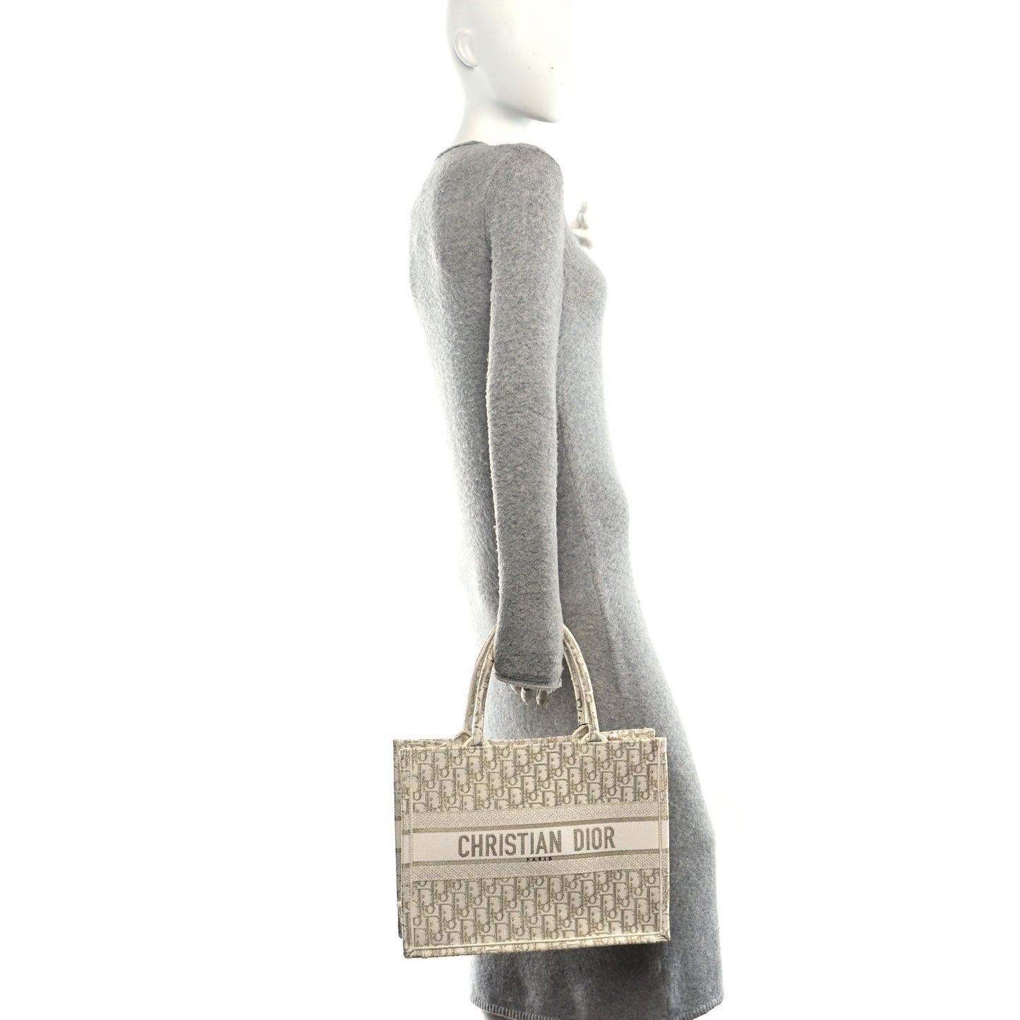 Oblique Medium Book Tote Gold Multicolor