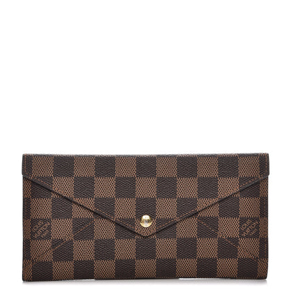 Louis Vuitton Damier Ebene Long Origami Wallet 1 of 7