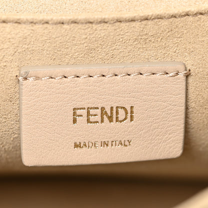 Fendi Vitello Liberty Scalloped Studded Kan I Shoulder Bag Camelia 7 of 15