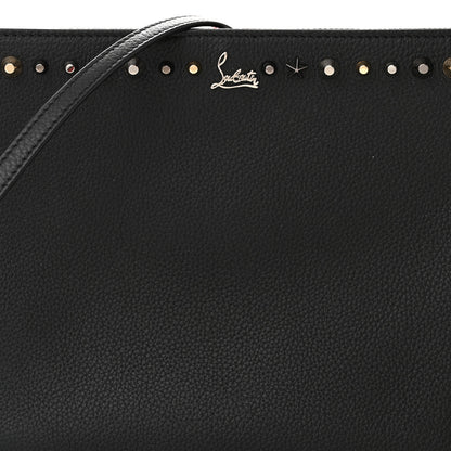 Christian Louboutin Calfskin Empire Trashmix Spike Loubiclutch Clutch Black 7 of 10