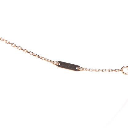 Van Cleef & Arpels 18K Rose Gold Carnelian Sweet Alhambra Pendant Necklace 6 of 7