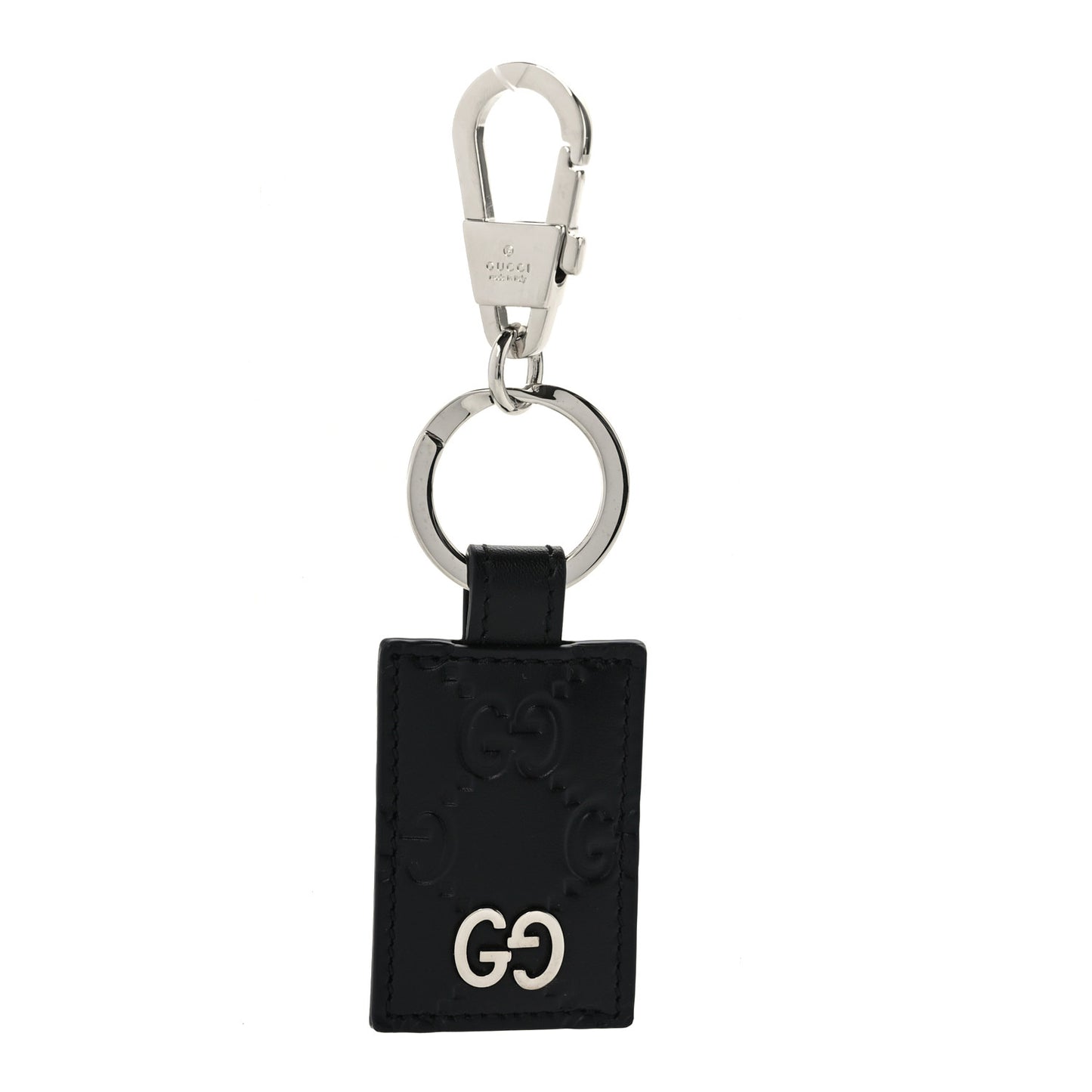 Guccissima Signature Dorian Key Chain Black