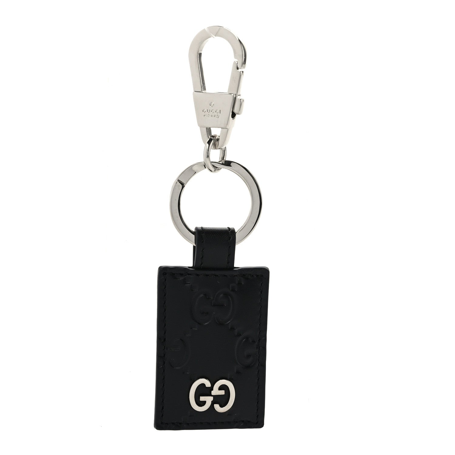 Gucci Guccissima Signature Dorian Key Chain Black 1 of 3