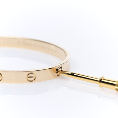 Cartier 18K Yellow Gold LOVE Bracelet 18 3 of 6