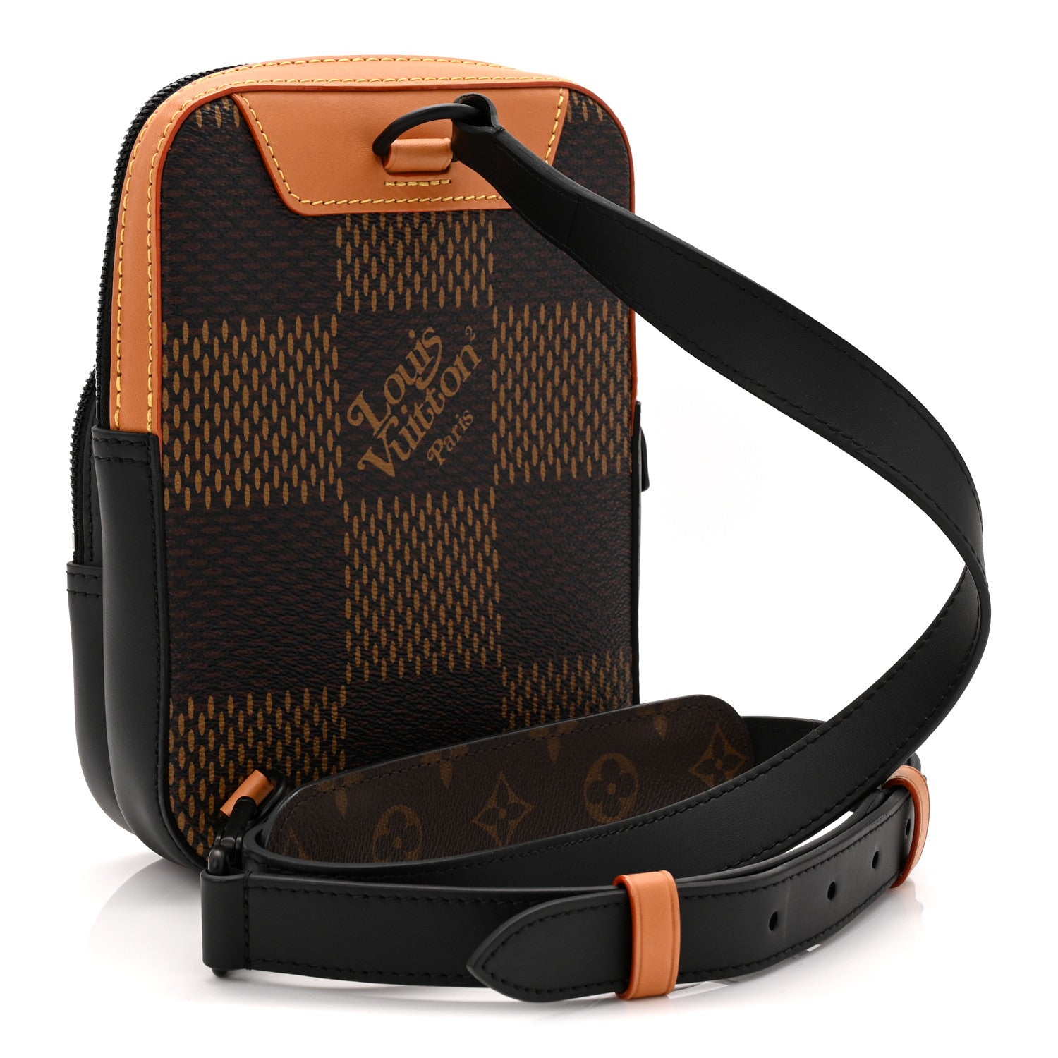 Louis Vuitton X NIGO Giant Damier Ebene Monogram Amazone Sling Bag 3 of 9