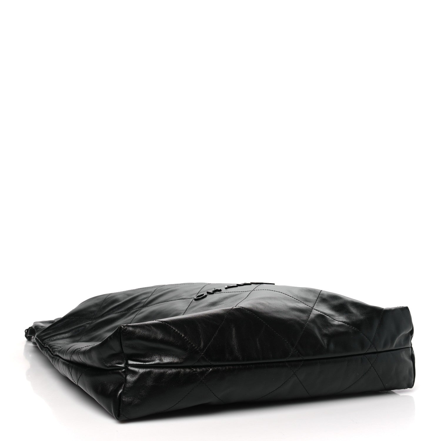 Chanel Shiny Calfskin Quilted Large Chanel 22 So Black 5 of 11