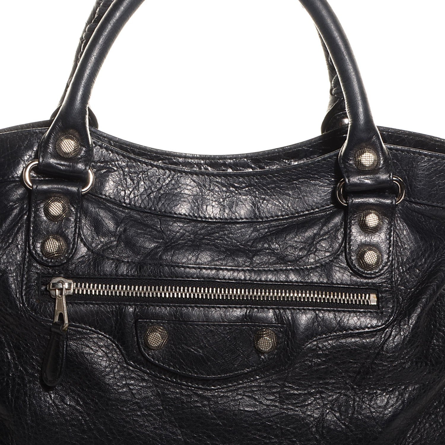 Balenciaga Agneau Giant 12 Silver Hardware Town Black 10 of 12