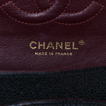 Chanel Caviar Quilted Medium Double Flap Black 6 of 12