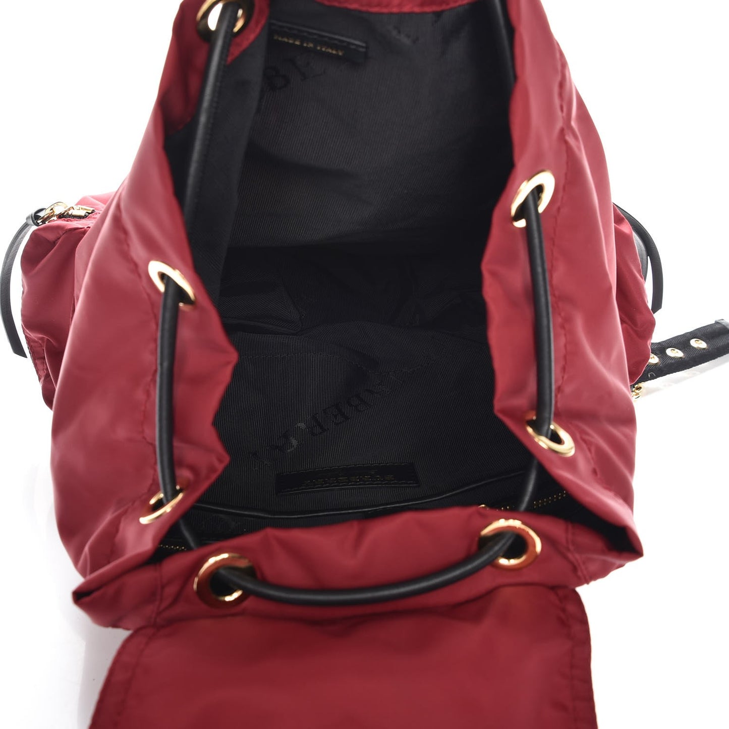 Nylon Medium Rucksack Backpack Crimson