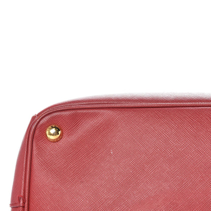 Prada Saffiano Medium Galleria Double Zip Tote Fuoco 12 of 13