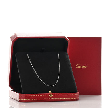 Cartier 18K White Gold Chain Necklace 4 of 4