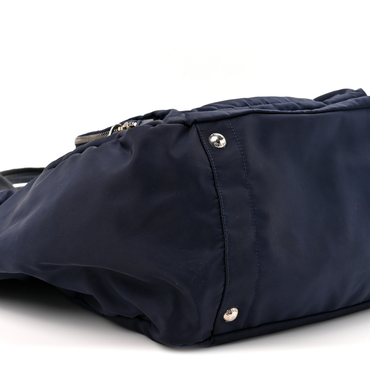 Prada Tessuto Nylon Vela Diaper Bag Blue 8 of 8