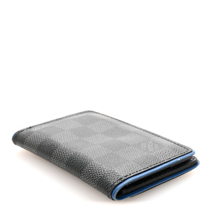 Louis Vuitton Damier Graphite Pocket Organizer Bleu Neon 4 of 6
