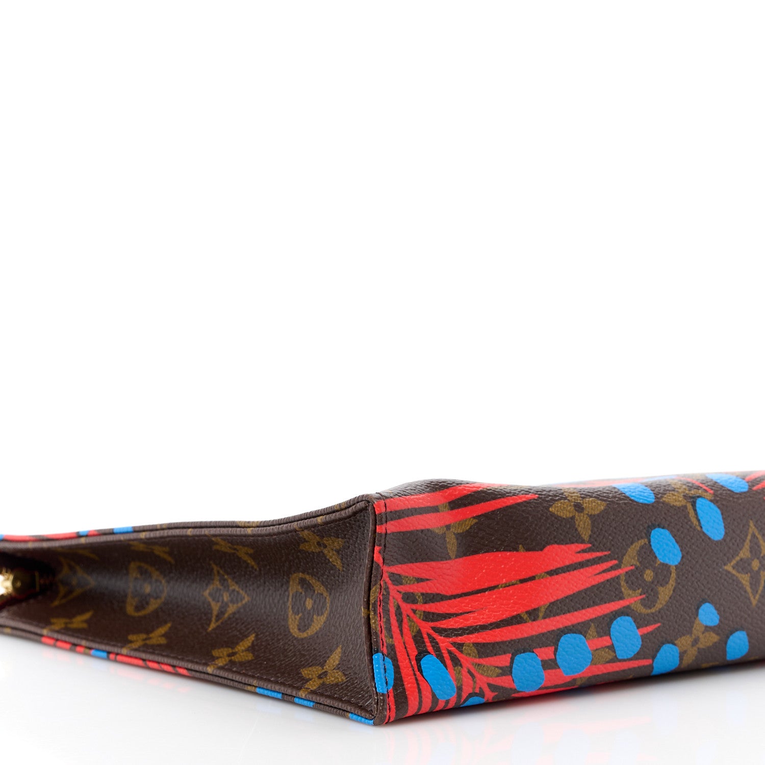 Louis Vuitton Monogram Jungle Dots Toiletry Pouch 26 Coquelicot Denim 9 of 11