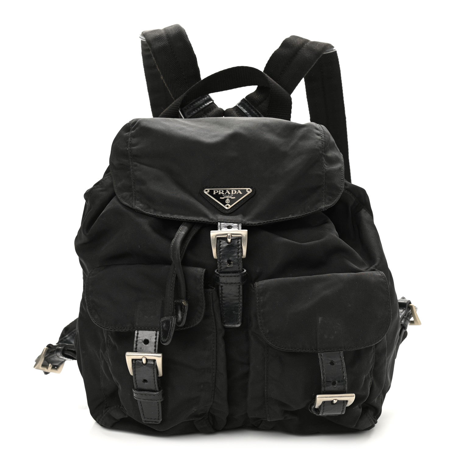 Prada Nylon Vela Backpack Black 1 of 15