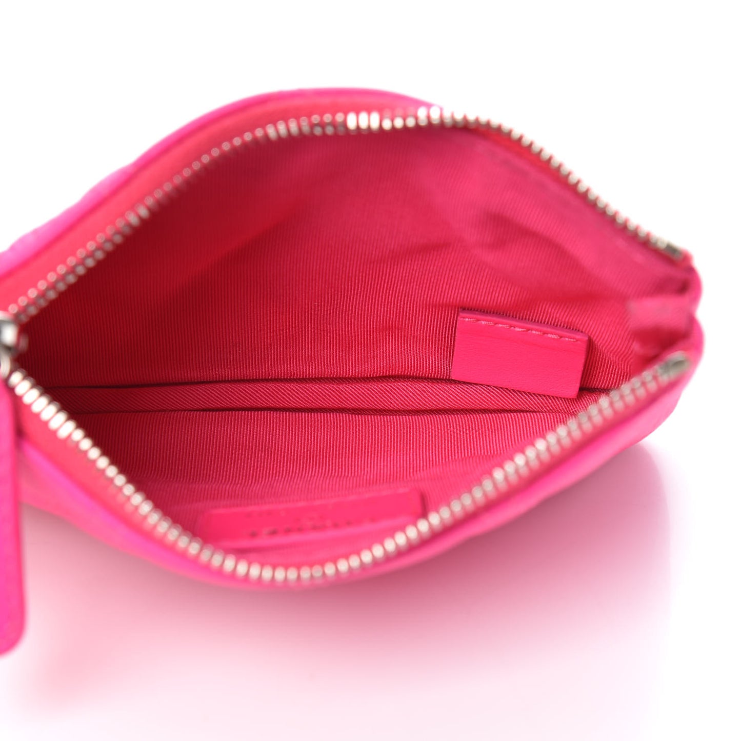 Goatskin Quilted Small Reissue Cosmetic Case Pink