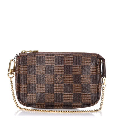 Louis Vuitton Damier Ebene Mini Pochette Accessories 1 of 7