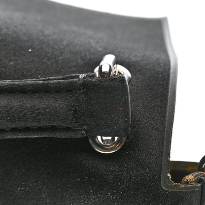 Fendi Silk Satin Phone Baguette Black 12 of 16