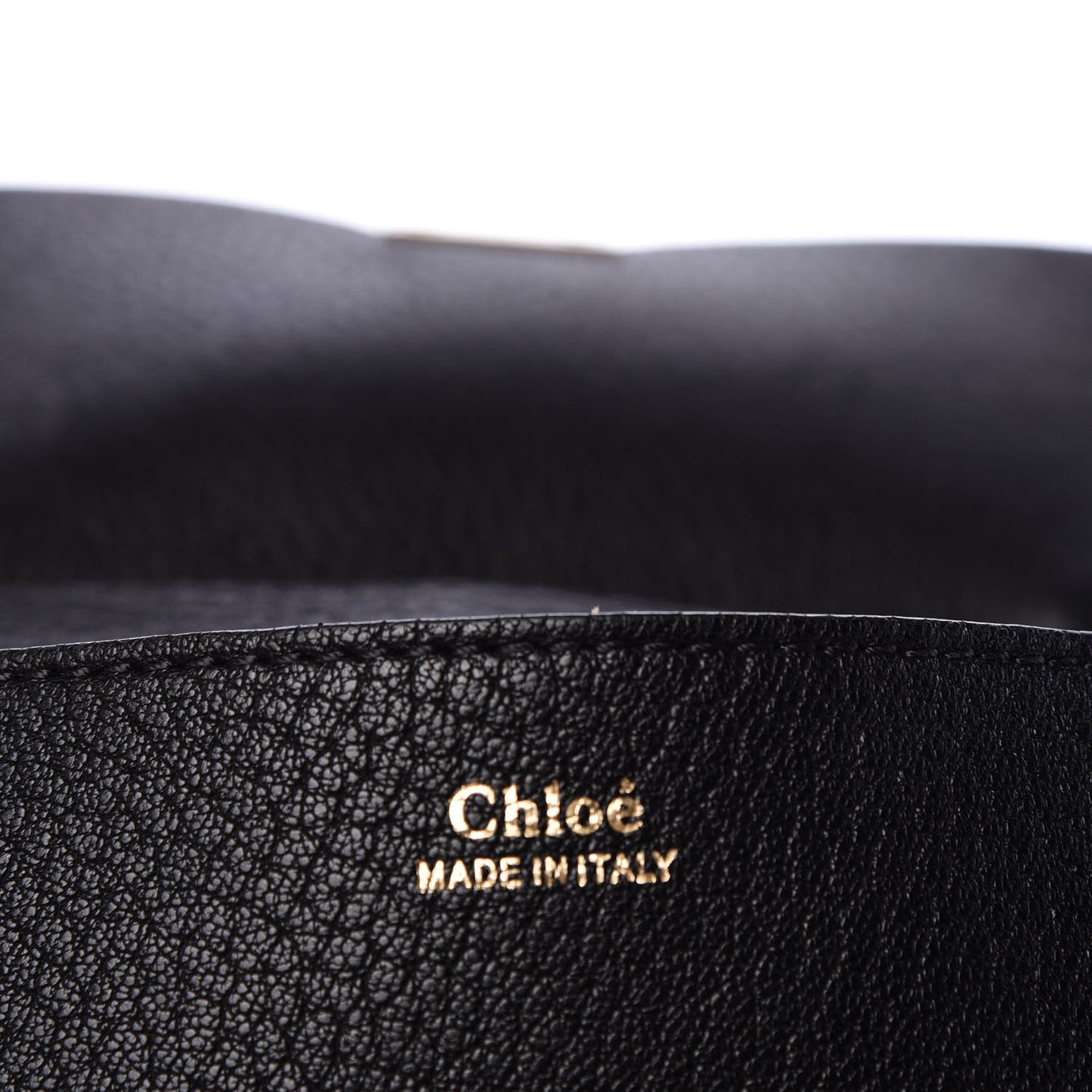 Grained Lambskin Mini Drew Shoulder Bag Black
