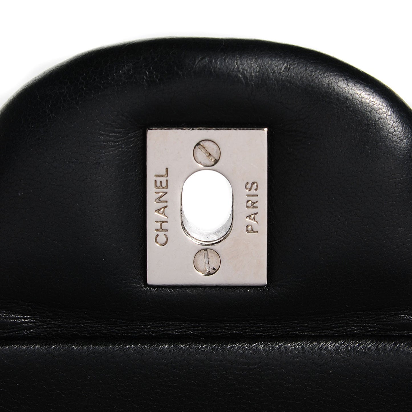 Lambskin Quilted Jumbo Single Flap Black