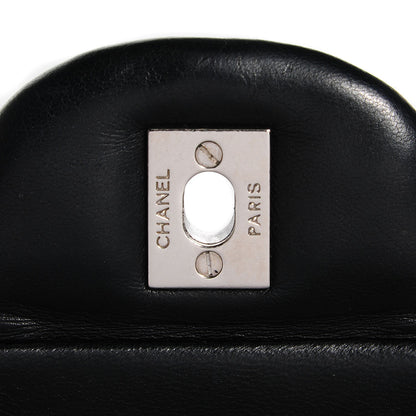 Chanel Lambskin Quilted Jumbo Single Flap Black 8 of 8