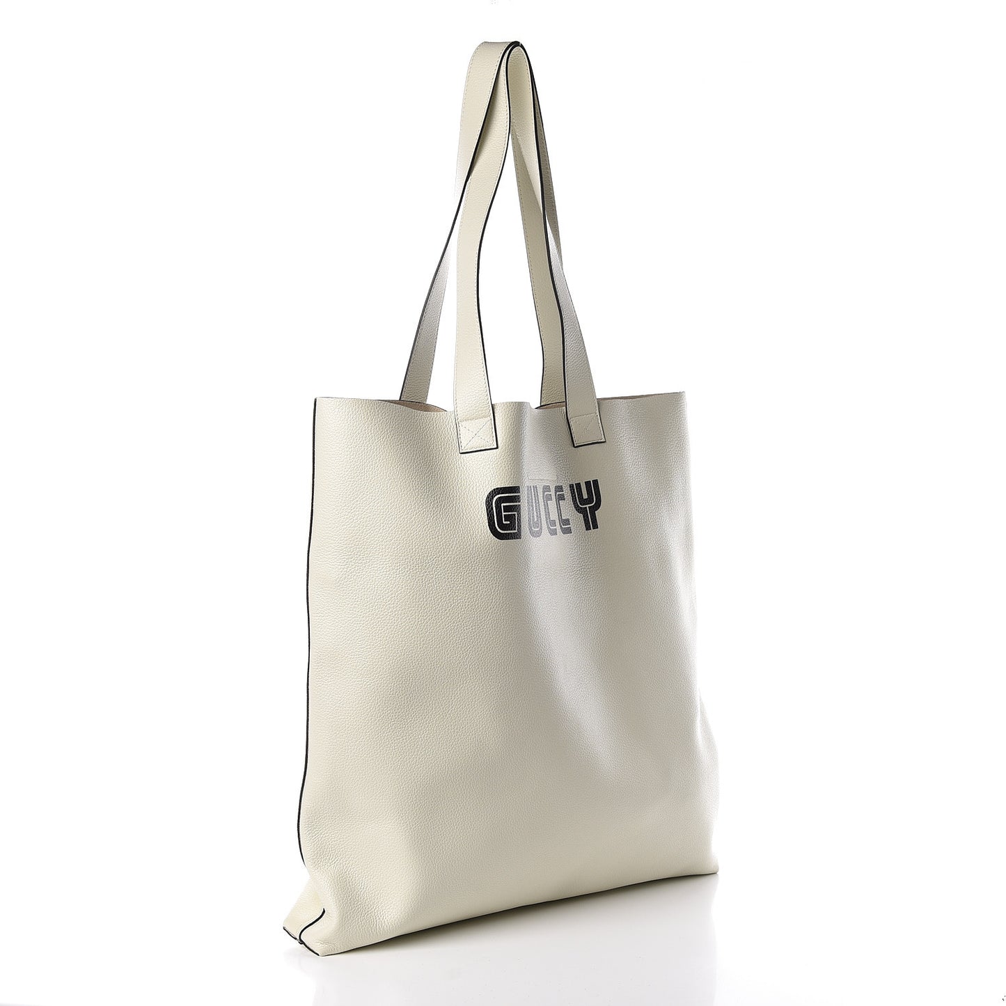 Calfskin Elton John Crocodile Rock Tote Off White