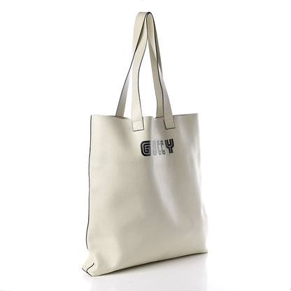 Gucci Calfskin Elton John Crocodile Rock Tote Off White 4 of 10