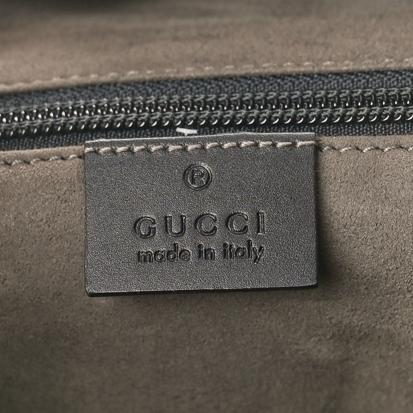 Gucci GG Supreme Monogram Single Buckle Backpack Beige Black 6 of 10