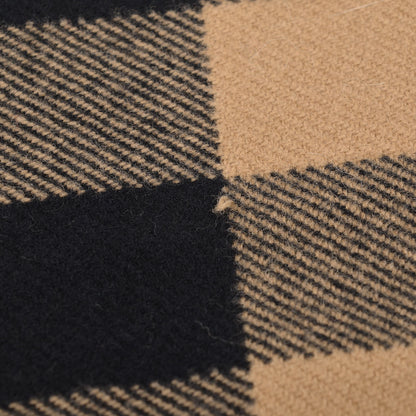 Burberry Wool Half Mega Check Fringe Scarf Camel 6 of 6