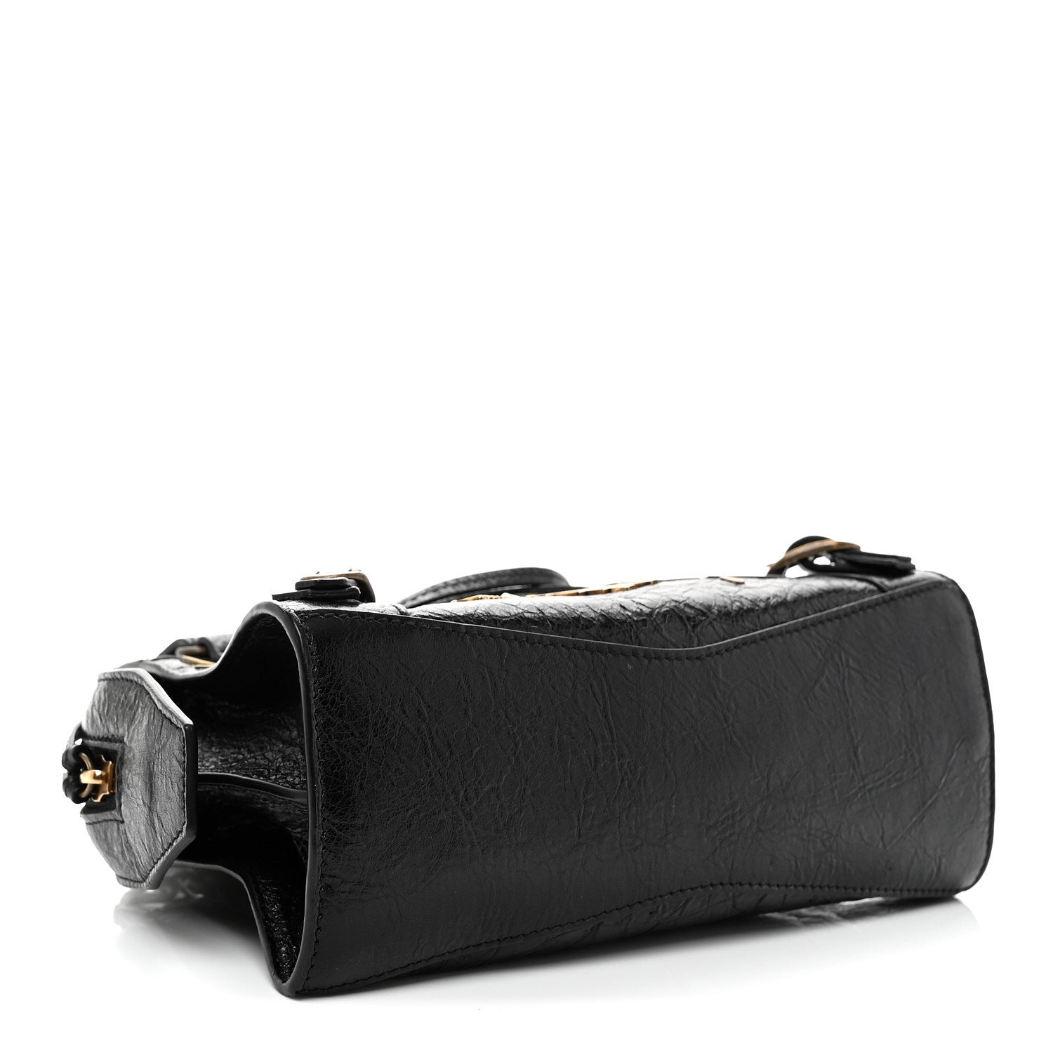 Balenciaga Agneau Neo Classic Hardware Pins Mini City Black