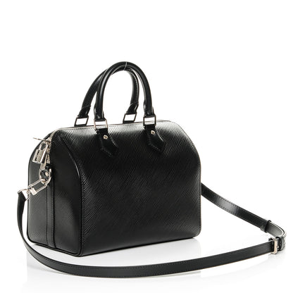 Louis Vuitton Epi Speedy Bandouliere 25 Black 3 of 6
