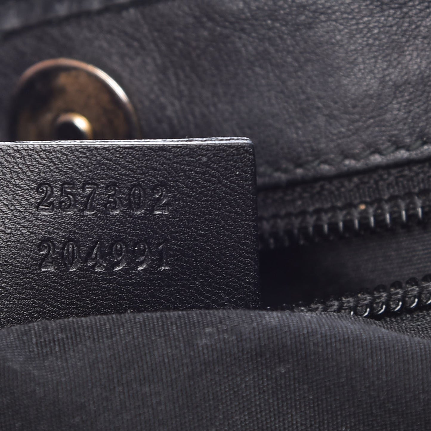 Calfskin Horsebit Embossed Joy Tote Black
